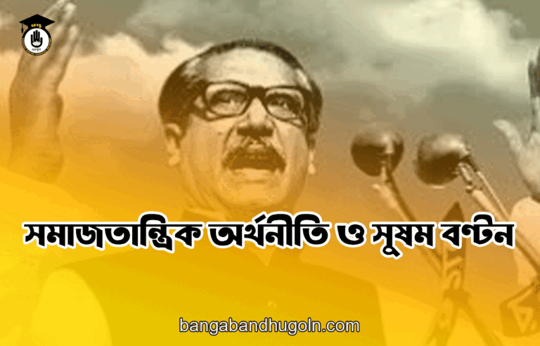 সমাজতান্ত্রিক অর্থনীতি ও সুষম বণ্টন